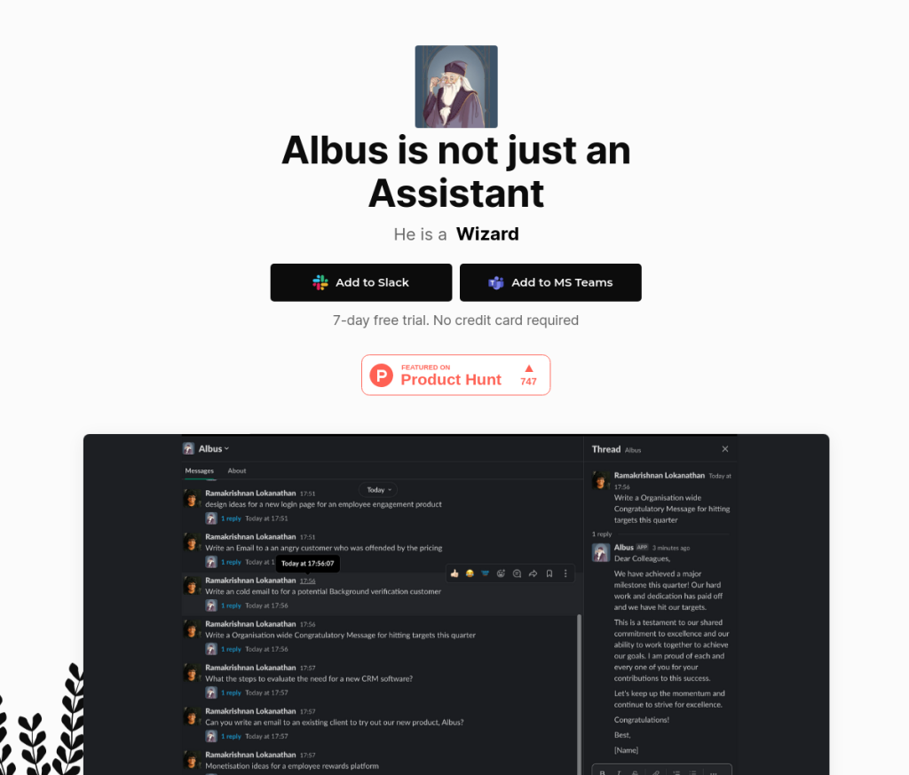 Albus Productivity