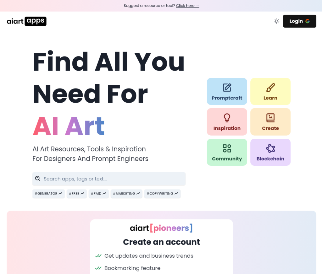 Ai Art Apps Database Resources