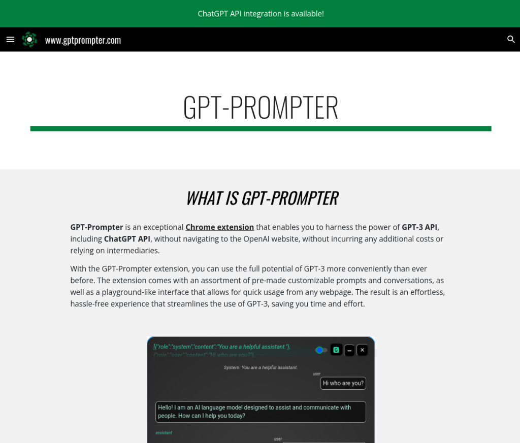 Gpt-Prompter Summarizer