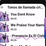 Aplicativo gratuito com toque gospel para celular