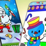 Aplicativo infantil com desenhos de Natal para colorir 100% grátis