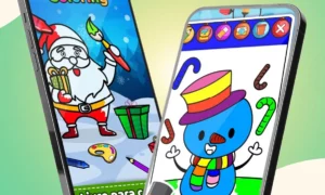 aplicativo infantil com desenhos de natal para colorir 100 gr tis 9dfa5025
