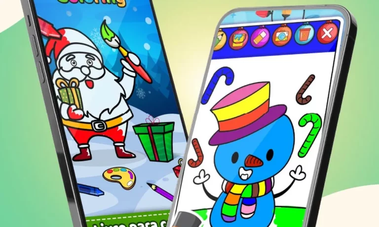 aplicativo infantil com desenhos de natal para colorir 100 gr tis 9dfa5025