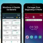 App de alerta de bateria para monitorar o status de bateria do seu celular