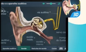 App para estudar o aparelho auditivo pelo celular fácil e grátis