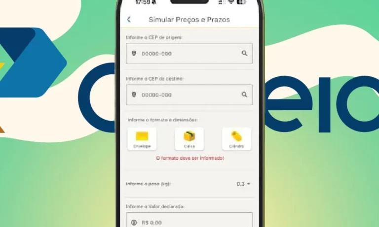 aprenda como calcular frete dos correios r pido e f cil pelo celular 1fc317cb
