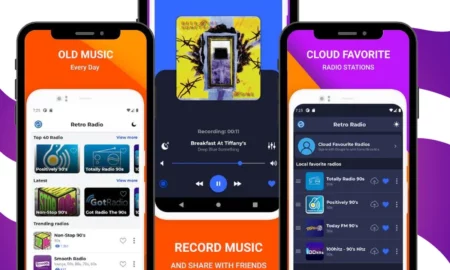 Aplicativo de rádio dos anos 80 para escutar músicas retrô