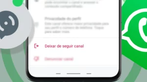 como deixar de seguir um canal do whatsapp pelo celular ou pc 6171530e