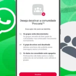 Como desativar uma Comunidade do WhatsApp pelo celular ou PC
