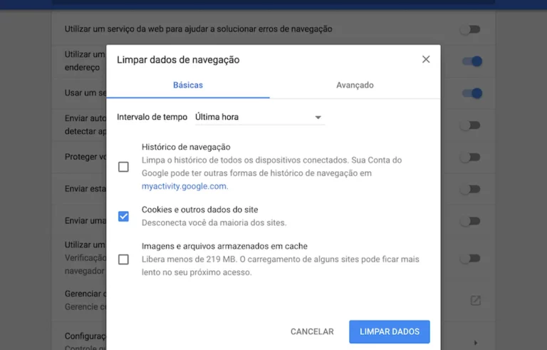 como limpar o cache e cookies no google chrome safari ou firefox a122adc1