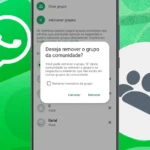 Como tirar um grupo de uma comunidade do WhatsApp
