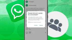 Como tirar um grupo de uma comunidade do WhatsApp