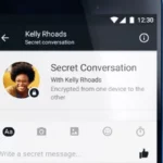 Como usar a conversa secreta do Messenger e encriptar os dados