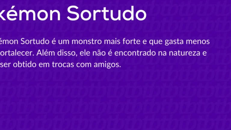 o que pok mon sortudo 1967e227