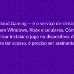O que é xCloud?