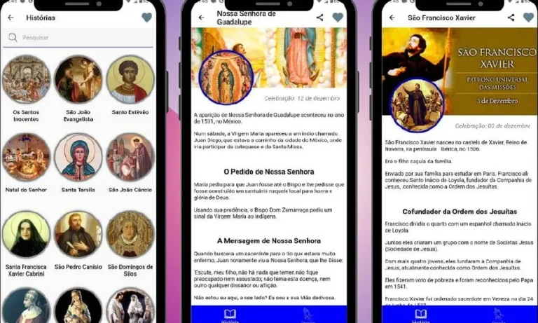 aplicativo gratuito para conhecer a hist ria dos santos da igreja cat lica d23aa651