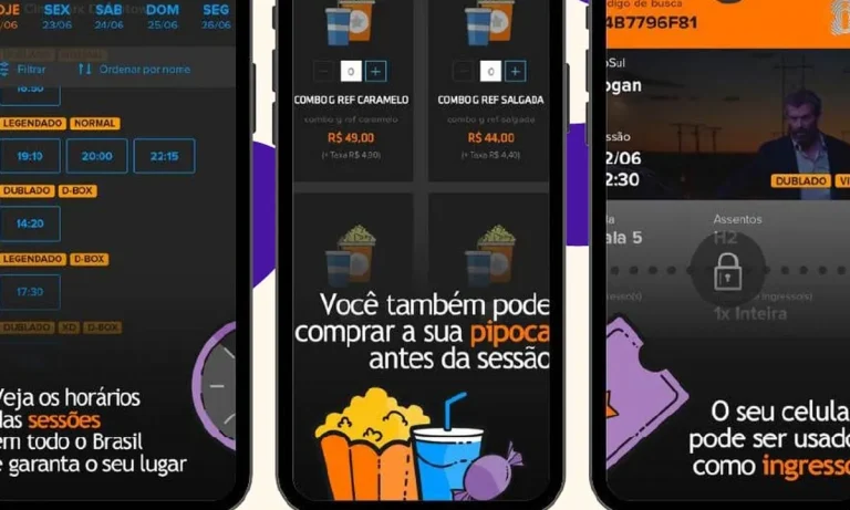 ingresso com app para comprar ingressos de cinema sem sair de casa 5821711f
