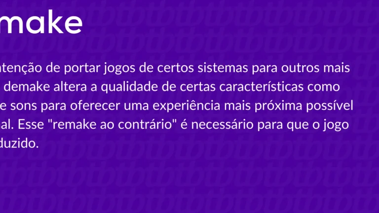 o que um demake 059a55cd