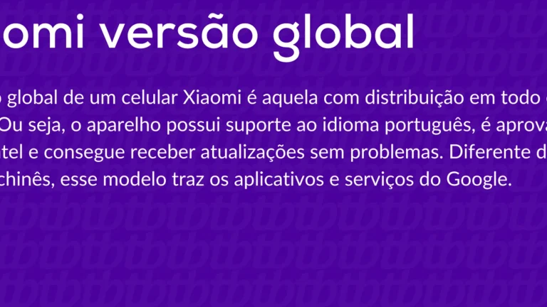 o que xiaomi vers o global 65995051