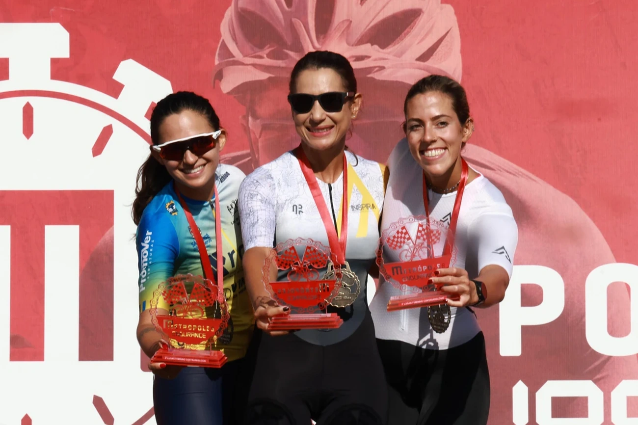 Conheça os vencedores do contrarrelógio do Metrópoles Endurance Ciclismo em 18min24s e 22min58s