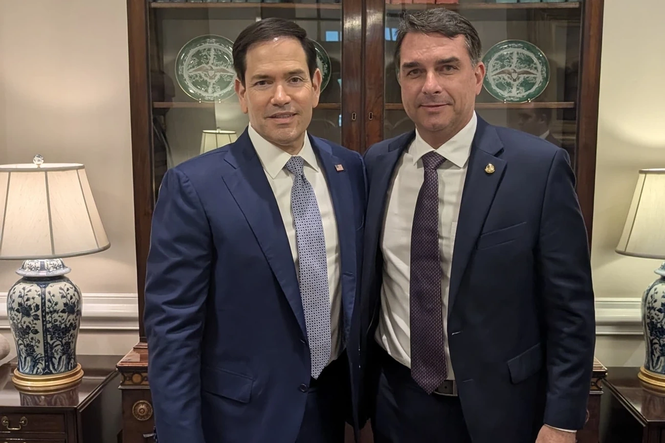 Flavio Bolsonaro meets top US officials now to discuss Brazil factions