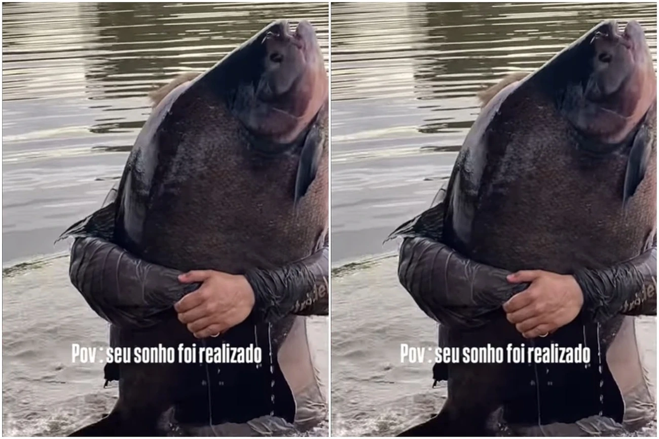 18-Year-Old Catches 41kg River Monster in Brazil, Shocking Video Today
