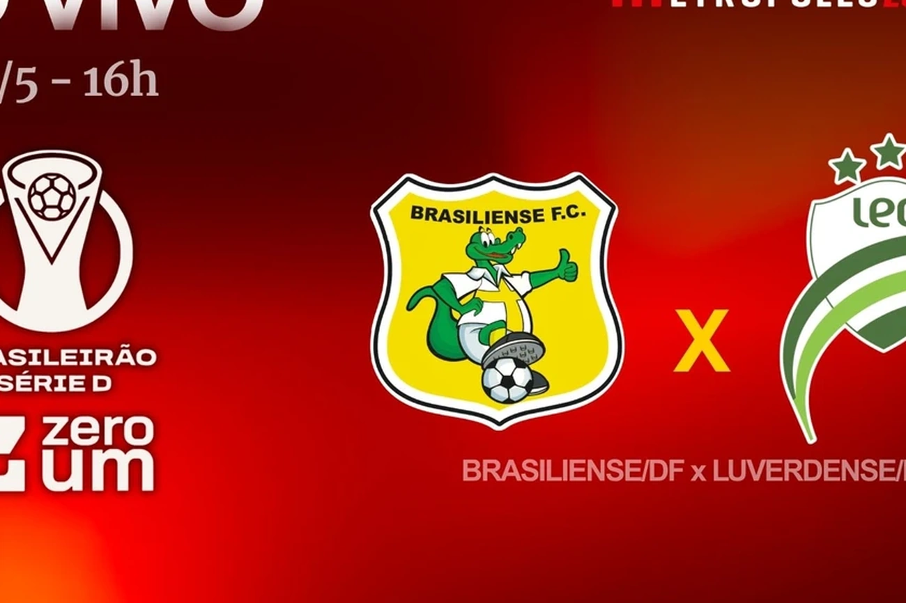 Watch Brasiliense-DF vs Luverdense-MT now live on Metrópoles Esportes