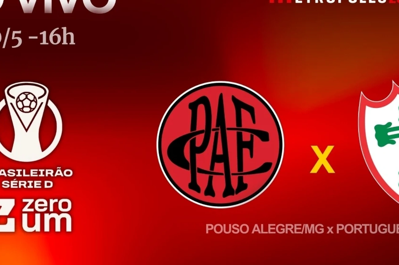 Watch Pouso Alegre-MG vs Portuguesa-SP Live Now on Metrópoles Esportes YouTube